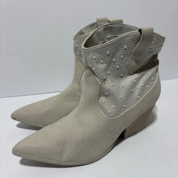 Mia Women’s Lauanne, Grey Mid Calf Boots, Size 9 M - Picture 5 of 6